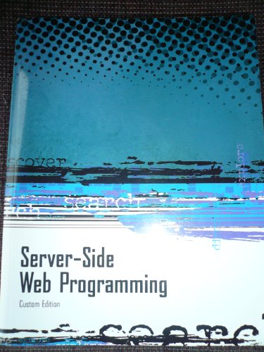 Stock image for Server-side Web Programming for sale by -OnTimeBooks-
