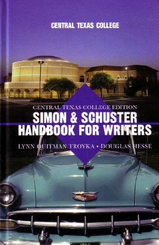 Beispielbild fr Central Texas College Edition Simon & Schuster Handbook For Writers zum Verkauf von medimops