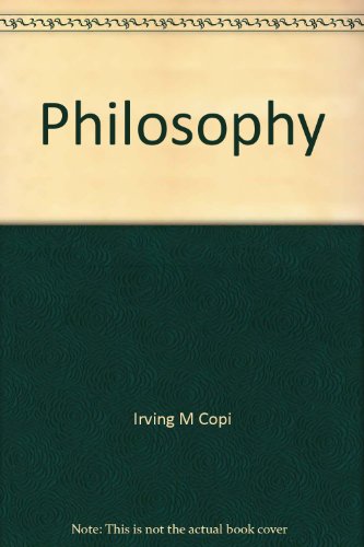 Beispielbild fr Philosophy zum Verkauf von Books From California