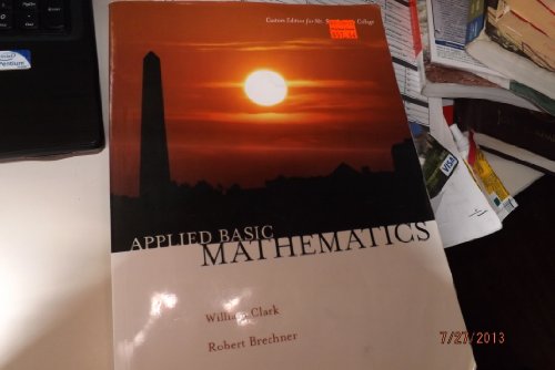 Beispielbild fr Title: APPLIED BASIC MATHEMATICS CUSTOM zum Verkauf von ThriftBooks-Dallas