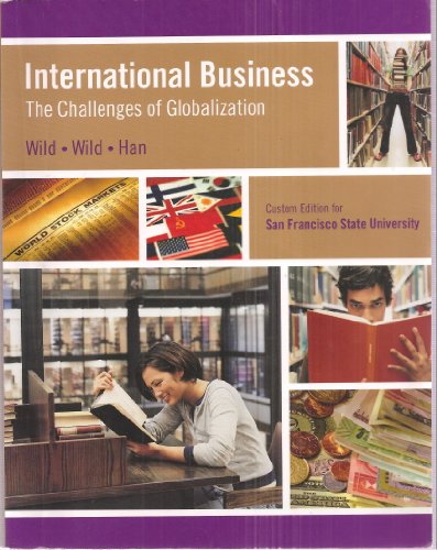 Beispielbild fr International Business: The Challenges of Globalization, Custom Edition for San Francisco State Univ zum Verkauf von HPB-Red
