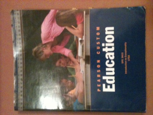 Stock image for Pearson Custom, EDUCATION (UTSA) for sale by HPB-Red