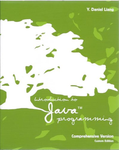 Beispielbild fr Introduction to Java Programming Comprehensive Version Custom Edition zum Verkauf von RiLaoghaire