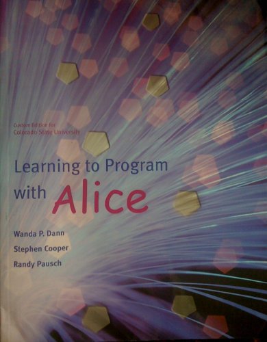 9780558131050: Learning to Program with Alice