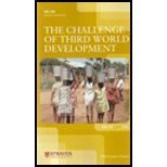 Imagen de archivo de The Challenge of Third World Development a la venta por Wonder Book