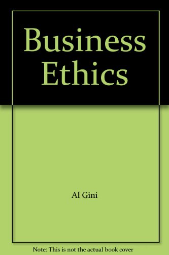 Imagen de archivo de Business Ethics a la venta por HPB-Red