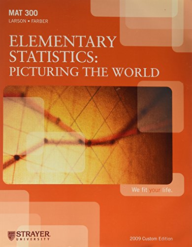 Stock image for Elementary Statisics: Picturing the World for sale by ThriftBooks-Dallas