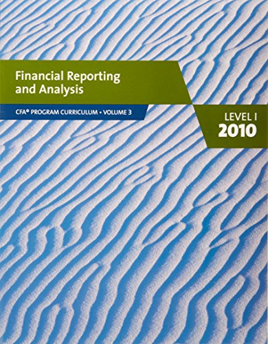 Stock image for Financial Reporting and Analysis (CFA program curriculum vol 3) for sale by SecondSale