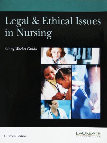 Stock image for Legal and Ethical Issues in Nursing (Custom Edition) for sale by Wonder Book