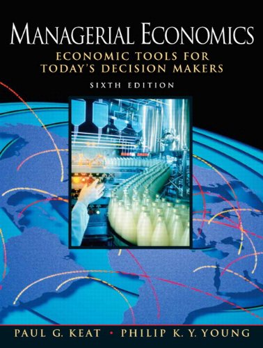 Stock image for Managerial Economics: Economic Tools for Today's Decision Makers for sale by SecondSale