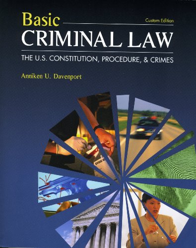 Imagen de archivo de Basic Criminal Law (The U.S. Constitution, Procedure, & Crimes) a la venta por Wonder Book