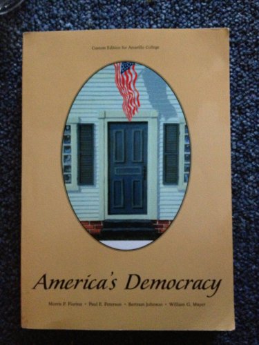 Imagen de archivo de America's Democracy (Custom Edition for Amarillo College) a la venta por HPB-Red