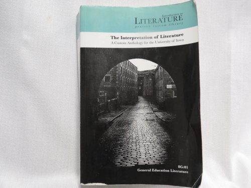 Immagine dell'editore per Introduction to Literature~The Interpretation of Literature venduto da Poverty Hill Books