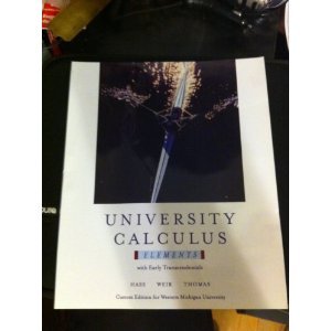 Imagen de archivo de University Calculus Elements: with Early Transcendentals (International Edition) a la venta por SecondSale