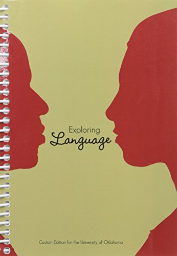 Imagen de archivo de Exploring Language, Custom Edition for the University of Oklahoma a la venta por BooksRun