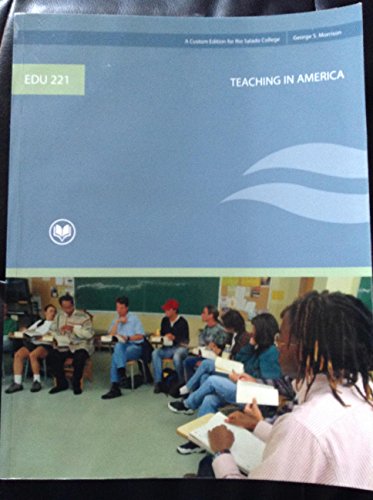 Beispielbild fr Teaching in America EDU 221 (Rio Salado College) zum Verkauf von HPB-Red