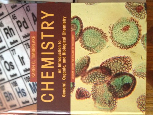 9780558253332: Chemistry (An Introduction to General, Organic and Biological Chemistry)