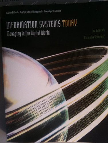 Stock image for Information Systems Today: Managing in the Digital World for sale by Books From California