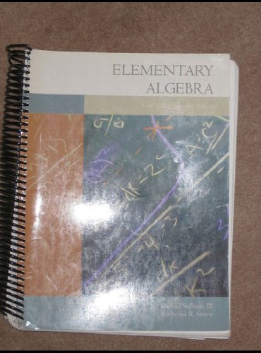 Stock image for Elementary Algebra: Utah Valley University Edition for sale by -OnTimeBooks-