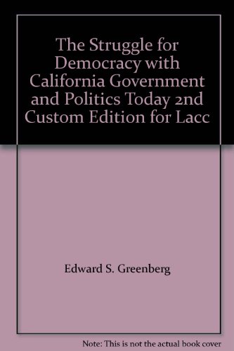 9780558344887: The Struggle for Democracy (Second Custom Edition for Los Angeles City College, Secod Custum Edition for LACC)