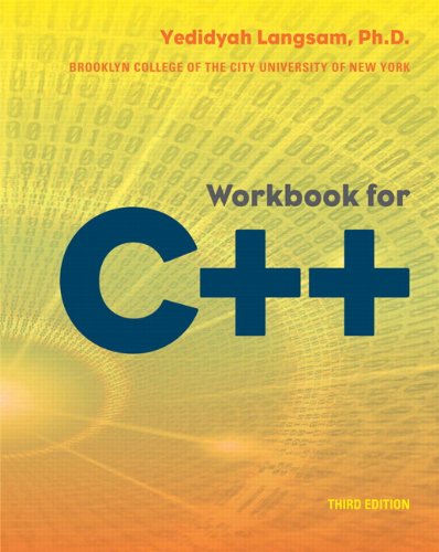 Beispielbild fr Workbook for C++ (3rd Edition) zum Verkauf von Solr Books