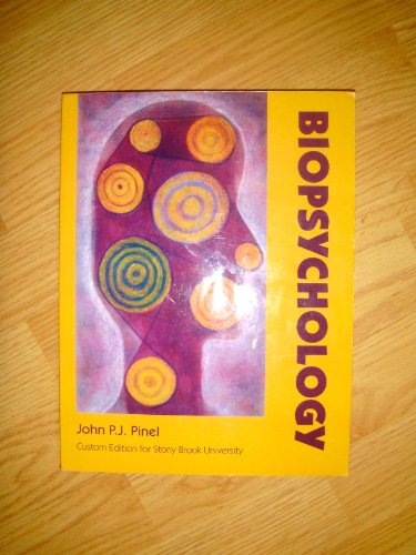 9780558354930: Biopsychology (Custom Edition for Stony Brook University Taken From 7th Edition)