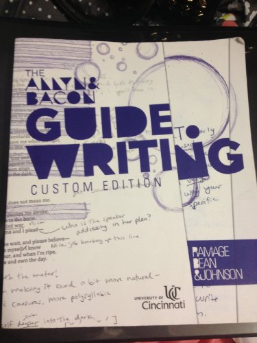 9780558369125: The Allyn & Bacon Guide to Writing (Custom Edition) (Custom Edition)