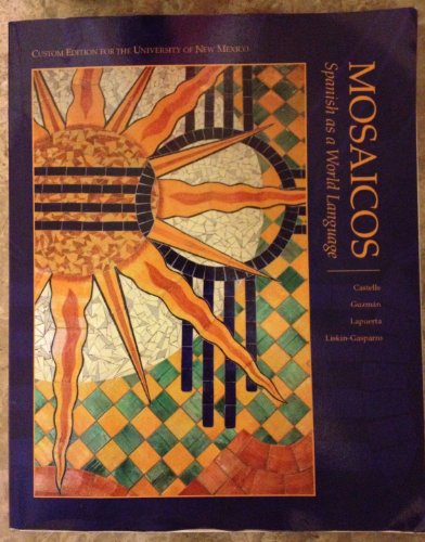 9780558372682: Mosaicos : Spanish As a World Language (Custom Edi