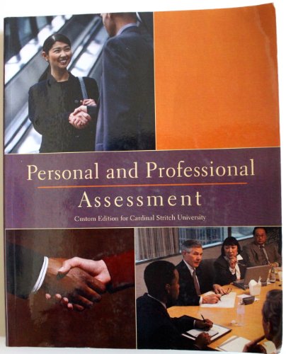 Personal and Professional Assesment (9780558382070) by Sandra McKee