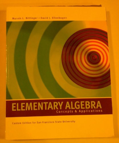 Stock image for Elementary Algebra: Applications, Eighth Edition (Elementary Algebra: Applications, Eighth Edition) for sale by HPB-Red