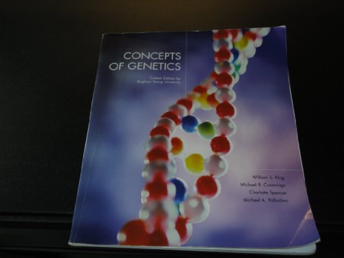Beispielbild fr Concepts of Genetics Custom Edition for Brigham Young University zum Verkauf von Anderson Book