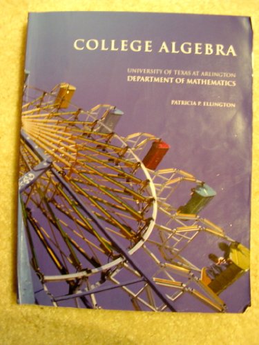 Stock image for College Albegra (University of Texas At Arlington) for sale by Better World Books