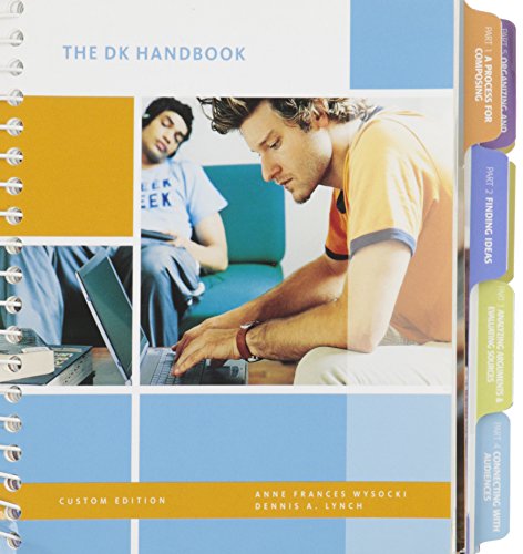 Imagen de archivo de The DK Handbook with MLA Update - Custom Edition a la venta por The Book Cellar, LLC