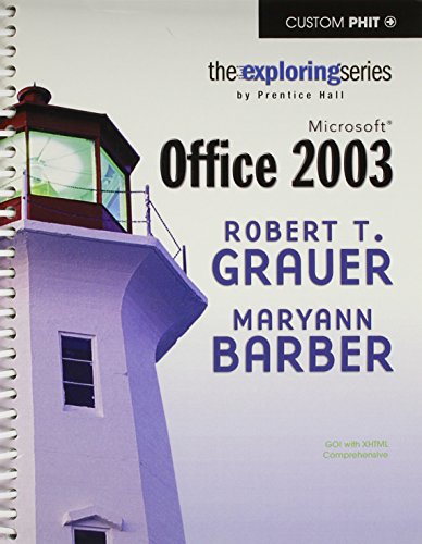 9780558410506: Go with Microsoft Office 2003: The Prentice Hall Custom Program for Microsoft Office 2003