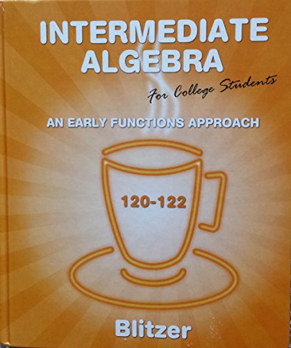 Imagen de archivo de Intermediate Algebra for College Students (120-122, Custom Edition) a la venta por HPB-Red