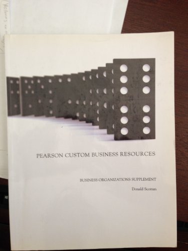 9780558455347: Pearson Custom Business Resources (Custom Edition for University of Baltimore Management and Organizational Behavior) Edition: Reprint
