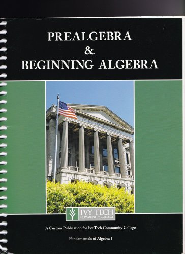 Stock image for Prealgebra & Beginning Algebra Ivy Tech for sale by HPB-Red