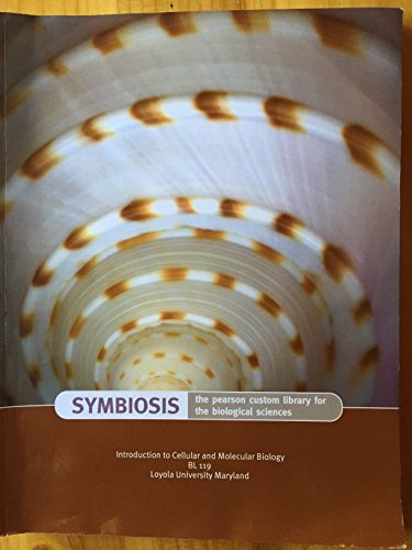 Imagen de archivo de Introduction to Cellular and Molecular Biology, BL 119, Loyola University, Maryland (Symbiosis: The Pearson Custom Library for Biological Sciences) a la venta por SecondSale