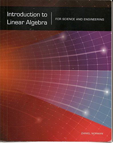 Stock image for Introduction to Linear Algebra For Science And Engineering for sale by Starx Products