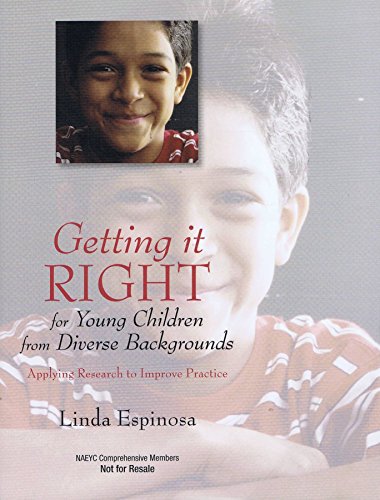 Imagen de archivo de Getting It Right for Children From Diverse Backgrounds (Applying Research to Improve Practice) a la venta por Decluttr
