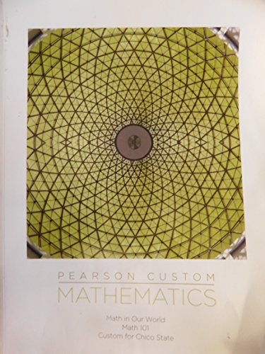 Stock image for Patterns of Mathematical Thought Cal State Chico (Pearson custom Mathematics) for sale by HPB-Red
