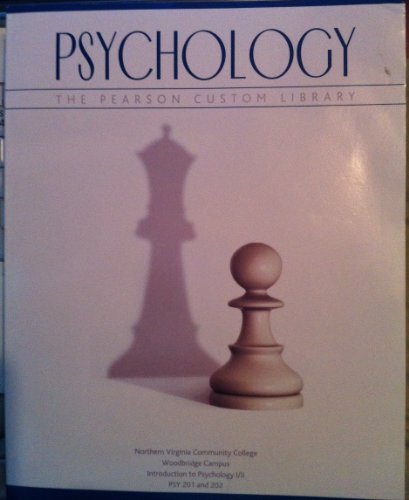 9780558623401: Psychology (The Pearson Custom Library)