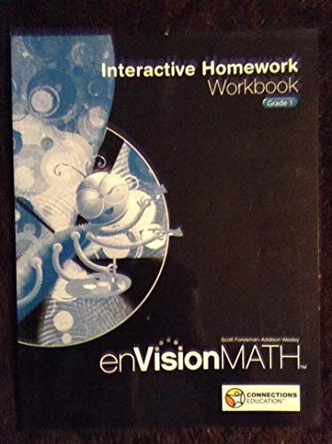 Stock image for Connections Academy: enVision Math Interactive Homework Workbook, Grade 1 for sale by Bookmans