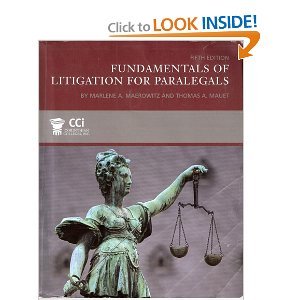 Stock image for Fundamentals of Litigation for Paralegals 6th Ed. (Custom for Corinthian Colleges) for sale by HPB-Red