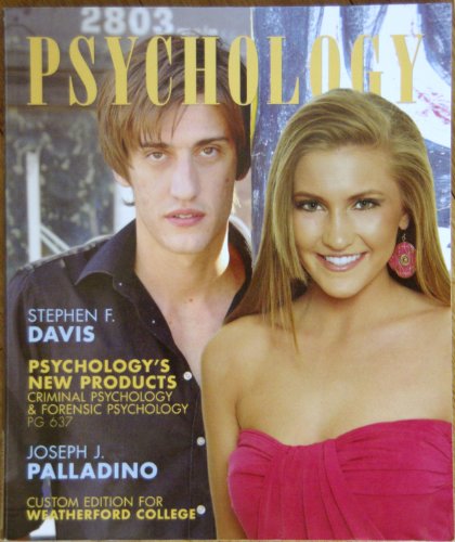 Imagen de archivo de Psychology (Custom Edition For Weatherford College) a la venta por Top Notch Books