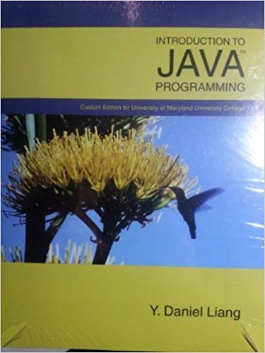 Stock image for Introduction to Java Programming Custom Edition for the University of Maryland University College by Y. Daniel Liang (2011) Paperback for sale by ThriftBooks-Dallas