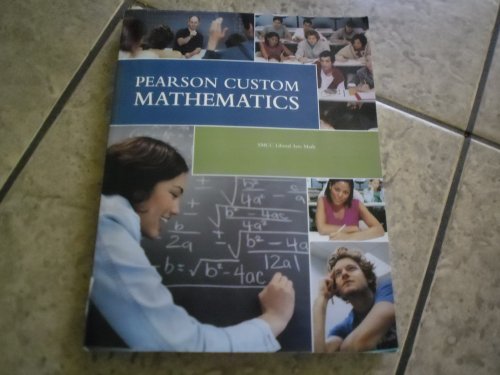 Beispielbild fr Pearson Custom Mathematics,SMCC Liberal Arts Math zum Verkauf von Bookmans