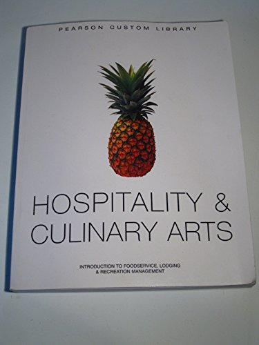 Stock image for Hospitality and Culinary Arts Pearson Custom Library for sale by HPB-Red