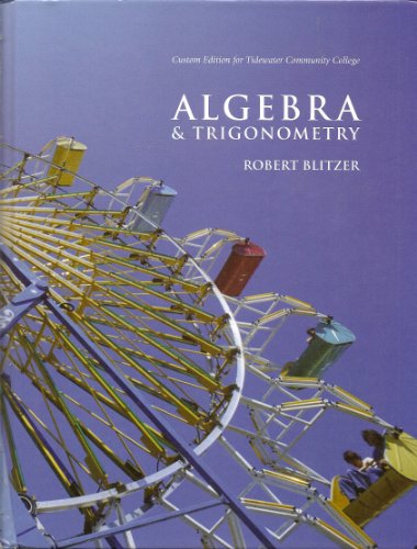 Stock image for ALGEBRA+TRIGONOMETRY >CUSTOM< for sale by HPB-Red