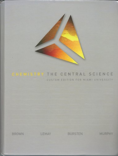 9780558757267: Chemistry the Central Science Custom Edition for Miami University